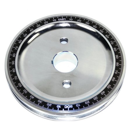 EMPI Hi-Performance Steel Billet Degree Pulley, Stock Diameter,