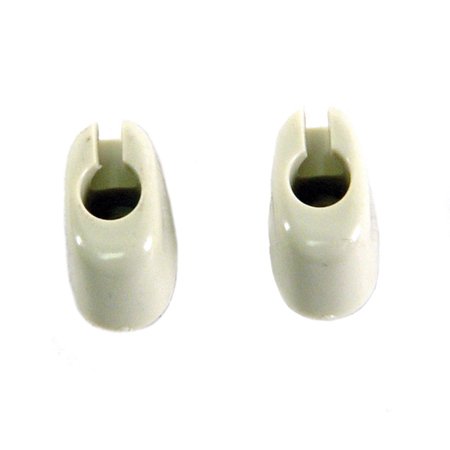 SUN VISOR CLIPS, 63-67, WHITE