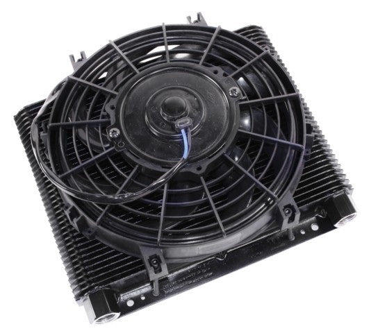 Competition Oil cooler & fan kit 72 plate cooler w/ fan