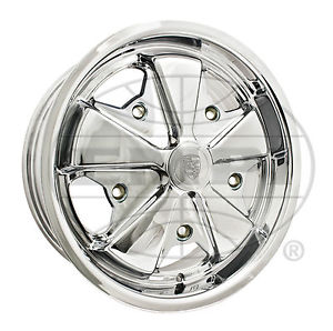 911 Porsche Fuchs style alloys All Chrome 5x205
