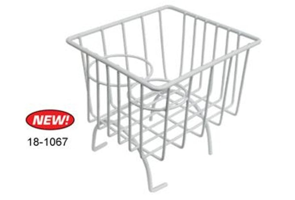 Vw Bug Center Hump Ivory Storage Wire Basket - Bug-Ghia-Type 3-Vw Thing