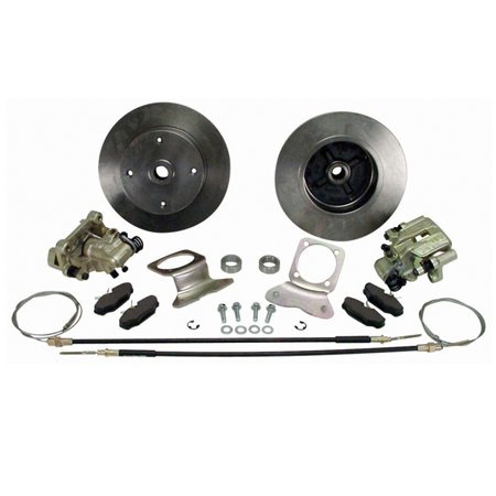 VW BEETLE Rear Disc Brake Kit, 4/130, w/ E-Brake