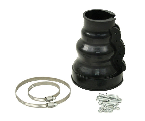Axle boot swing black with hardware