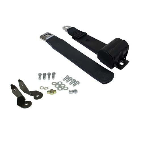 Retractable 2 point lap style seat belt universal PAIR