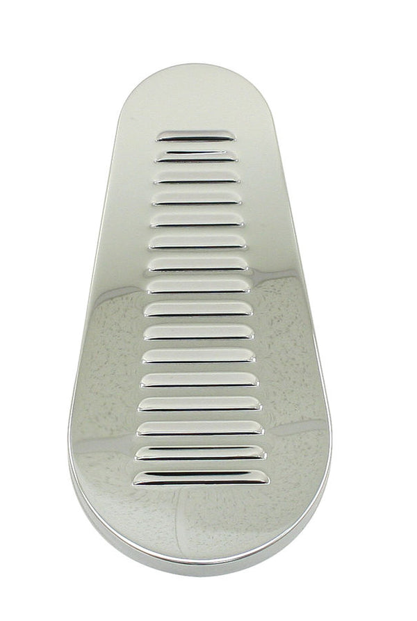 Pulley guard louvered CHROME
