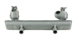 Muffler street oem style bug & ghia 66-71 13-1600cc painted Europe GERMAN