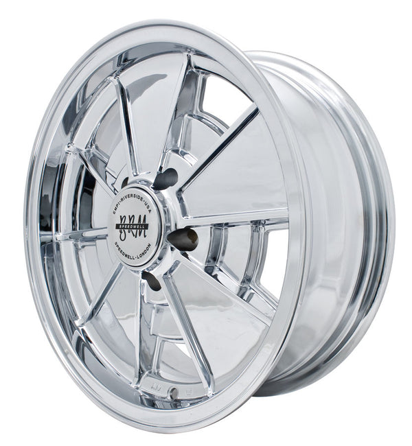 BRM ALLOY WHEELS All CHROME 5x 112 Bus