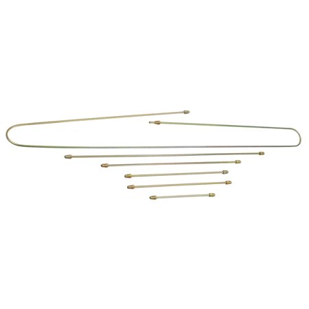 VW Metal Brake Line Kit, TYPE 1, 67-68