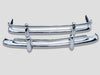 Stainless Steel Bumper Bars Karman Ghia US style 56-71 PAIR