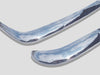 Stainless Steel Bumper Bars Karman Ghia EU Style Bumpers 56-71 PAIR