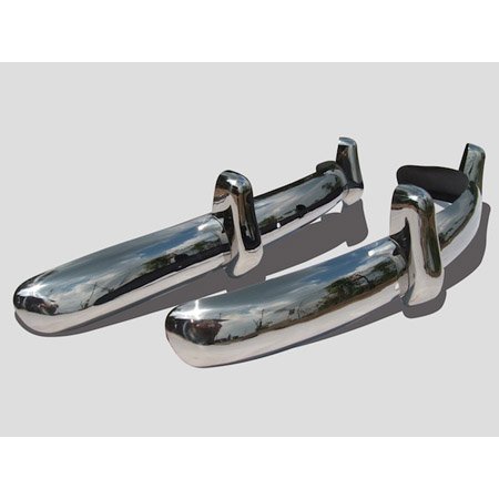 BUMPER BARS STAINLESS STEEL EU STYLE W/OVERRIDERS