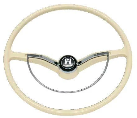 Stock VW Design Replacement Ivory Steering Wheel Kit T-1, GHIA, Type-3
