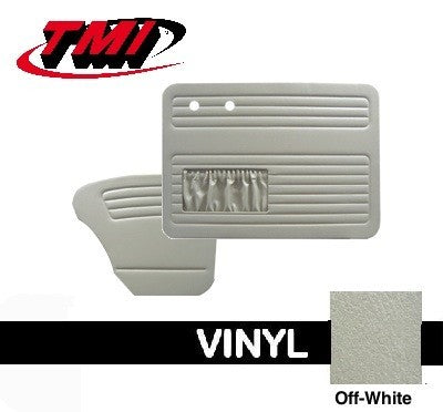 TMI OEM Classic Door Panels Bug 58-66 w/pockets Off White