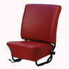 TMI VW Seat Upholstery, 1966-68 Bug, Front & Rear, Basketweave Vinyl RED