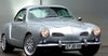Stainless Steel Bumper Bars Karman Ghia EU Style With Overriders 56-71 PAIR