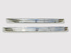 Stainless Steel Bumper Late Beetle PAIR no-cut-out
