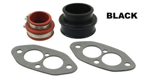 Dual port Manifold boot install kit BLACK