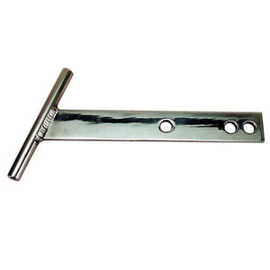 POLISHED ALUMINUM T-BARS, THRU 67. PAIR