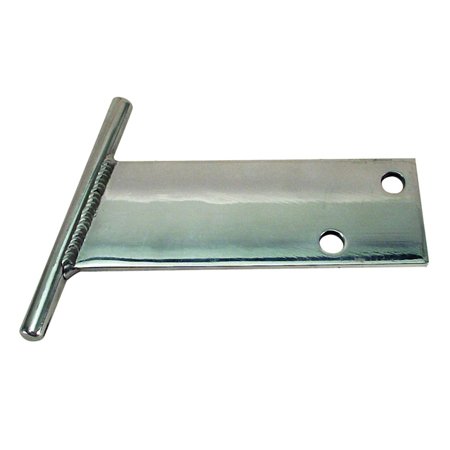 POLISHED ALUMINUM T-BARS 68-73. PAIR