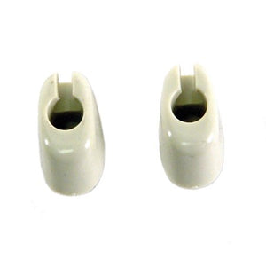 SUN VISOR CLIPS, 63-67, WHITE