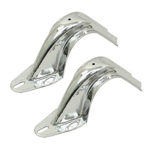 Chrome, Rear Decklid Hinges, Pair
