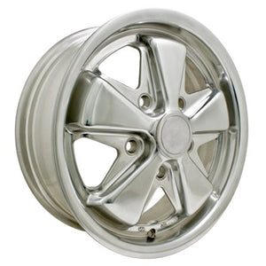 911 Porsche Fuchs style alloys FULLY POLISHED 5x130
