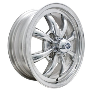 GT-8 spoke alloy wheels POLISHED  4x 130