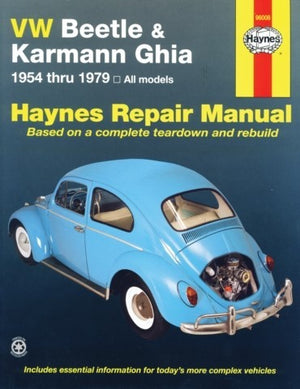 VW Repair Book Haynes Bug & Ghia