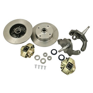 VW BEETLE FRONT Drop Spindle DISC BRAKE KIT, LINK PIN 4/130