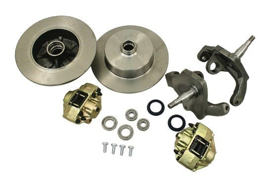 Front Disc Brake Kit, Ball Joint, Blank Rotors with 2.5