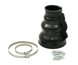 Axle boot swing black with hardware