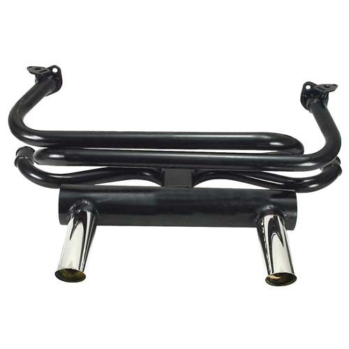 GT Exhaust street system merged header 2 tip Type 1 & Ghia Painted