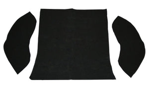 carpet kit 3 piece bug 58-64 rear compartment black loop