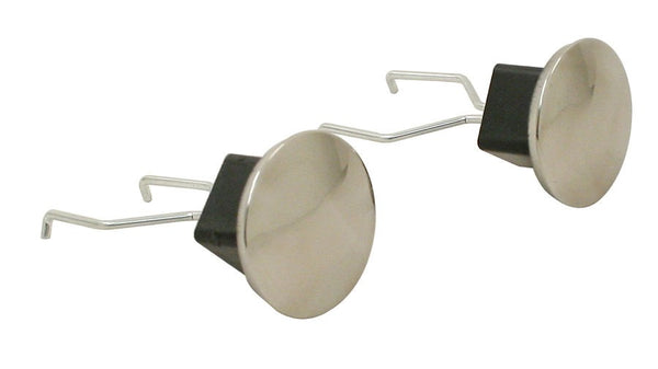 Hub cap puller set of 2 jack post hole plugs bear claws chrome