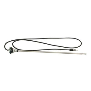 Antenna top of body mount chrome & black Ghia 56-74