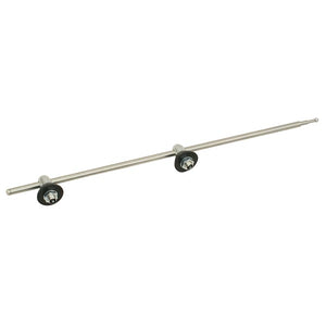 Antenna side of body mount dual base chrome & black bug & bus