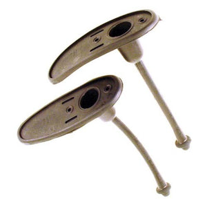 Turn signal seal set front w/ wiring tube attached bug 58-63