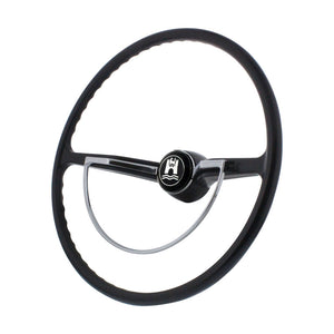 Stock VW Design Replacement Black Steering Wheel Kit T-1, GHIA, Type-3