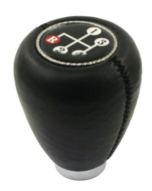 Shift knob black vinyl w/ 4 speed shift pattern