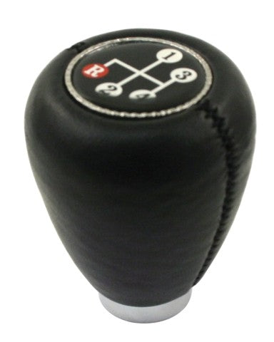 Shift knob black vinyl w/ 4 speed shift pattern