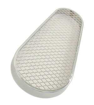 Pulley guard mesh screen Chrome
