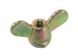 Clutch cable wing nut for bug style cable w / knobs