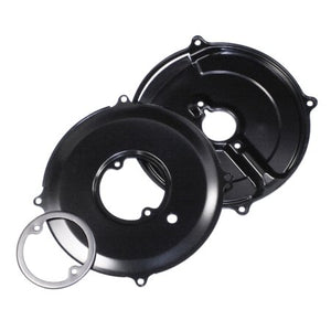 Alternator/Generator Backing Plate, Black 3 Pc Kit