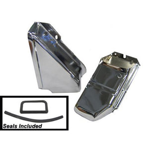 Doghouse Tin, Chrome, 2 Pc with seals