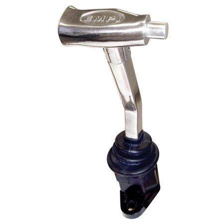 EMPI polished Alum. RIGHT HAND DRIVE T-Handle Shifter, Standard